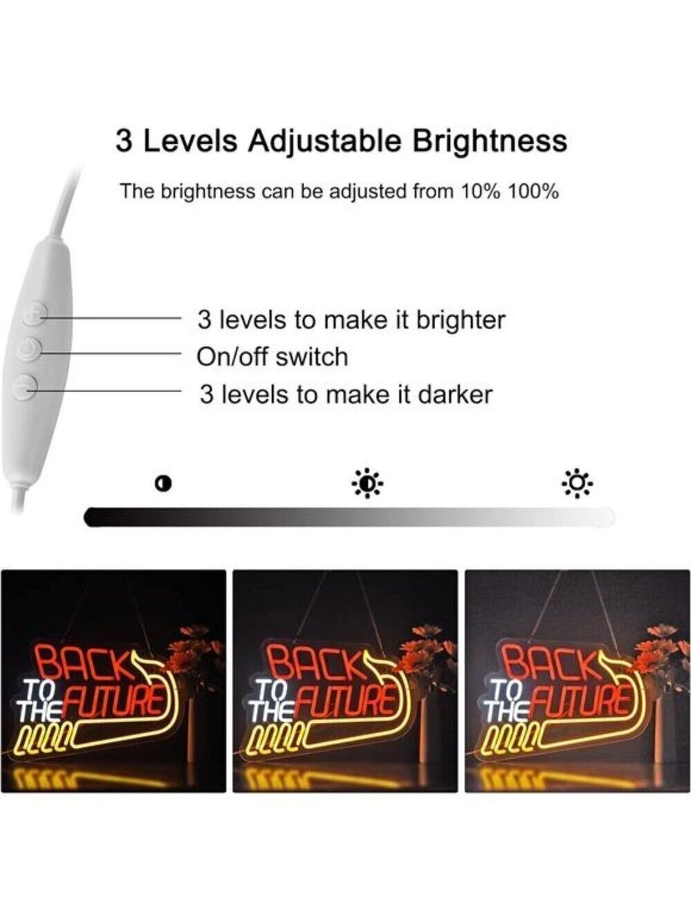 Back To The Future LED Neon Sign Light Wall Decor Movie Man Cave Poster Novelty - Picture 3 of 7